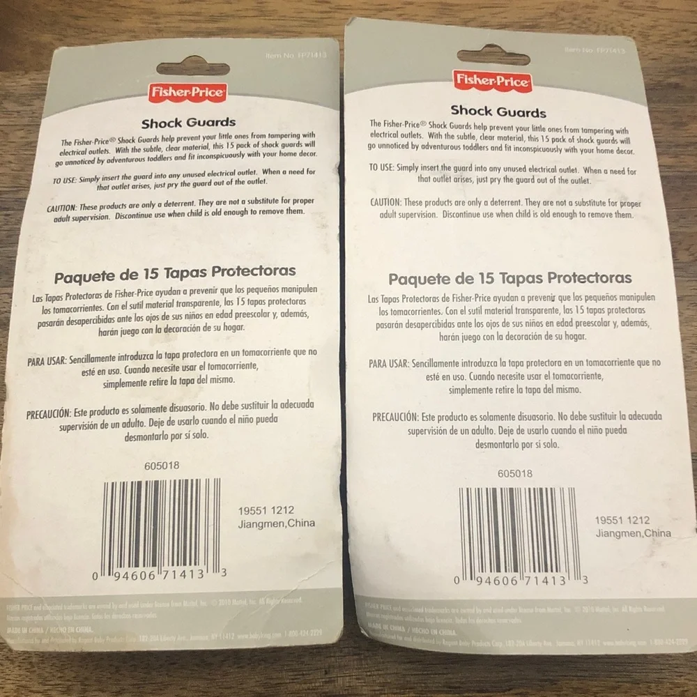 Fisher-Price clear Outlet Safety Shock Guards - Twin Pack